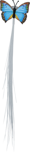 33 cm fibra óptica, led, mechón con mariposa
