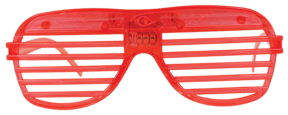 Gafas rojas con luz