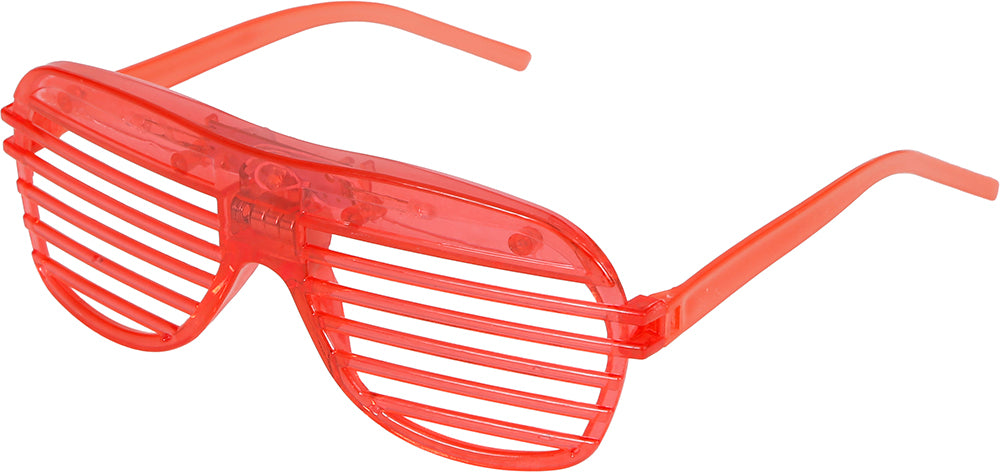 Gafas rojas con luz