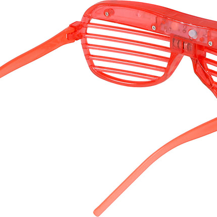 Gafas rojas con luz