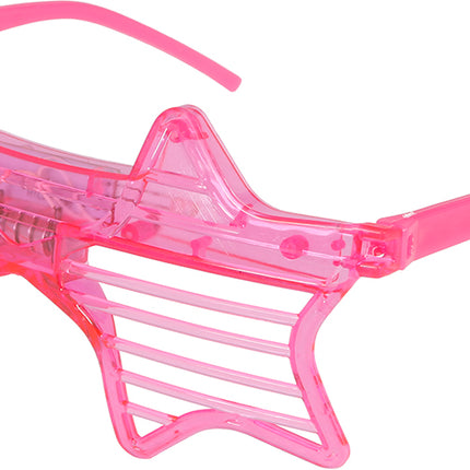 Gafas Estrella Rosa Con Luz