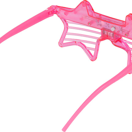 Gafas Estrella Rosa Con Luz