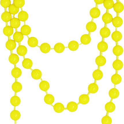 Neon 80S Juego de accesorios Amarillo 5 piezas