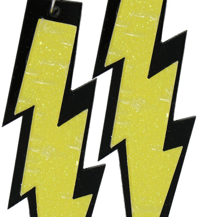 Neon 80S Juego de accesorios Amarillo 5 piezas