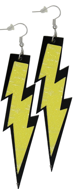 Neon 80S Juego de accesorios Amarillo 5 piezas