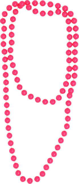 Juego de accesorios Neón 80S Rosa Brillante 5 piezas