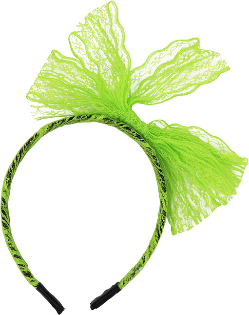 Juego de accesorios Neón 80S Verde Brillante 5 piezas