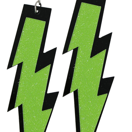 Juego de accesorios Neón 80S Verde Brillante 5 piezas