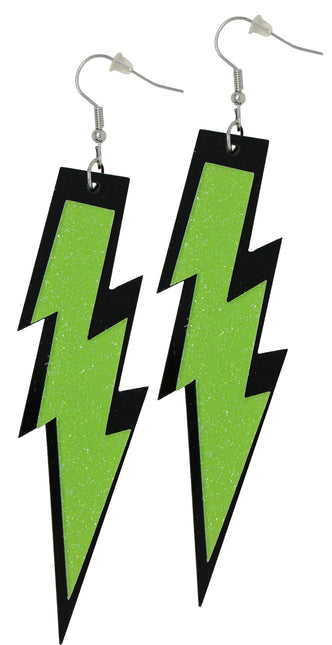 Juego de accesorios Neón 80S Verde Brillante 5 piezas