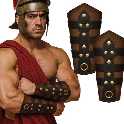 Pulsera Romana Marrón 2pcs