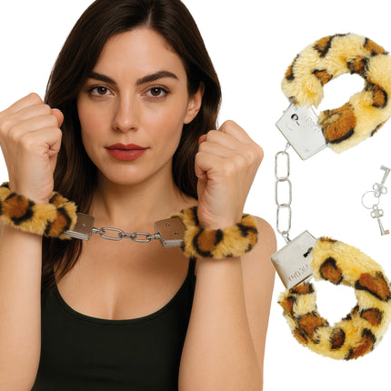 Esposas Leopardo Marrón Beige