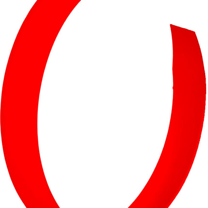 Pendientes de aro de neón rojo