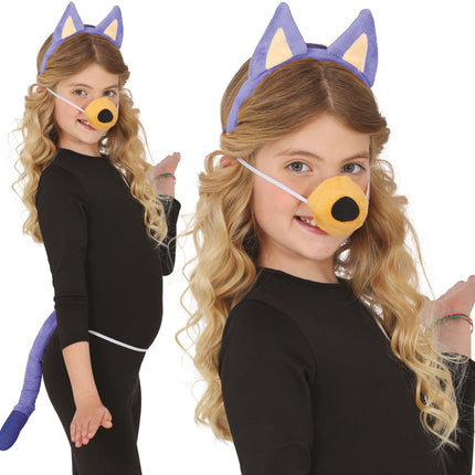 Conjunto de disfraz para perro de 3 piezas