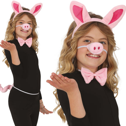 Accesorio Cerdo 4 piezas