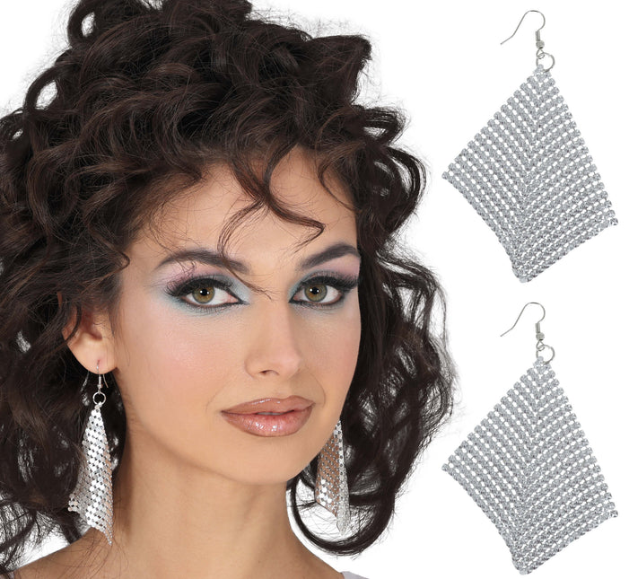 Pendientes metálicos 9 cm