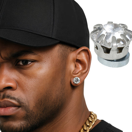 Blister con 2 pendientes magnéticos