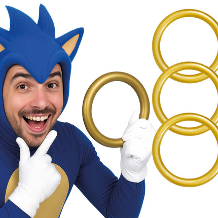 Anillos de oro 3 piezas