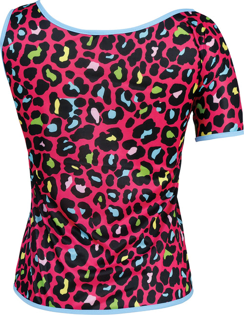 Camiseta leopardo años 80
