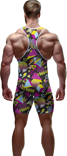 Mono Neón 80S Hombre