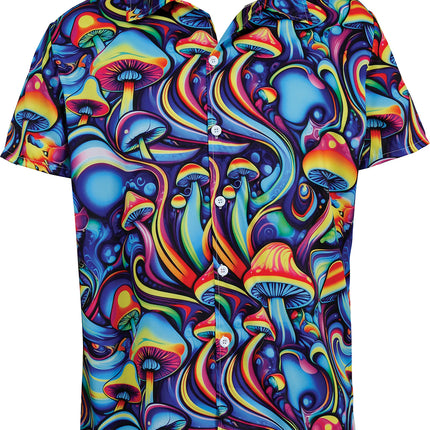 Camiseta setas psicodélicas