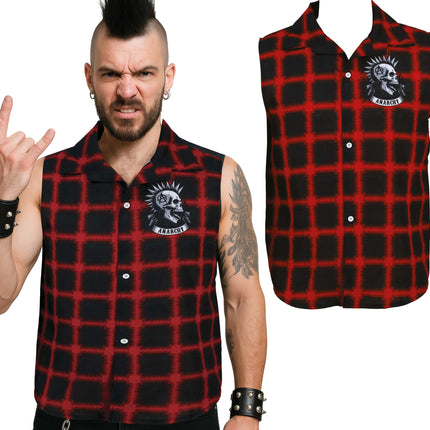 Camisa punk roja