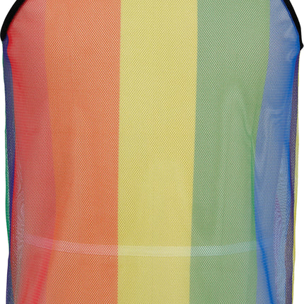 Camiseta de malla arco iris