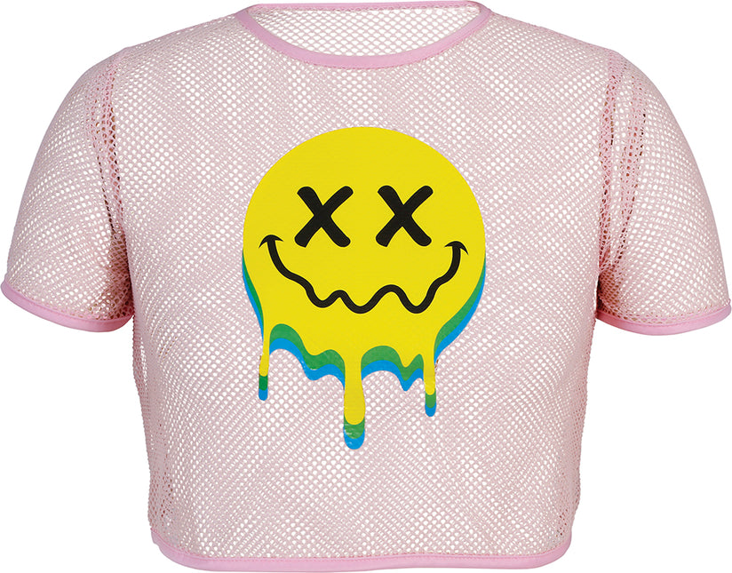 Camiseta de malla ácida