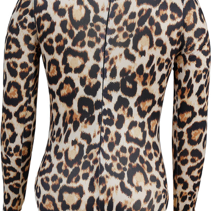 Body Leopardo Marrón Beige Señoras
