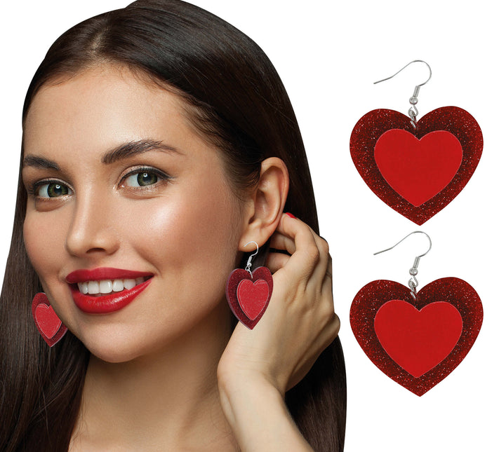 Pendientes Corazones 5cm