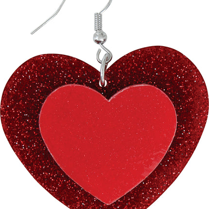 Pendientes Corazones 5cm