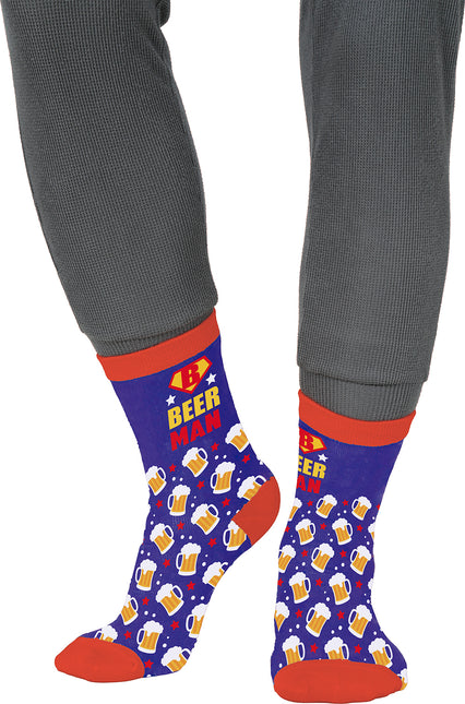 Calcetines Beerman Adultos Azul Rojo