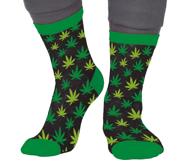 Calcetines Maleza Negro Verde Adultos