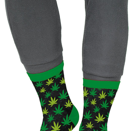 Calcetines Maleza Negro Verde Adultos