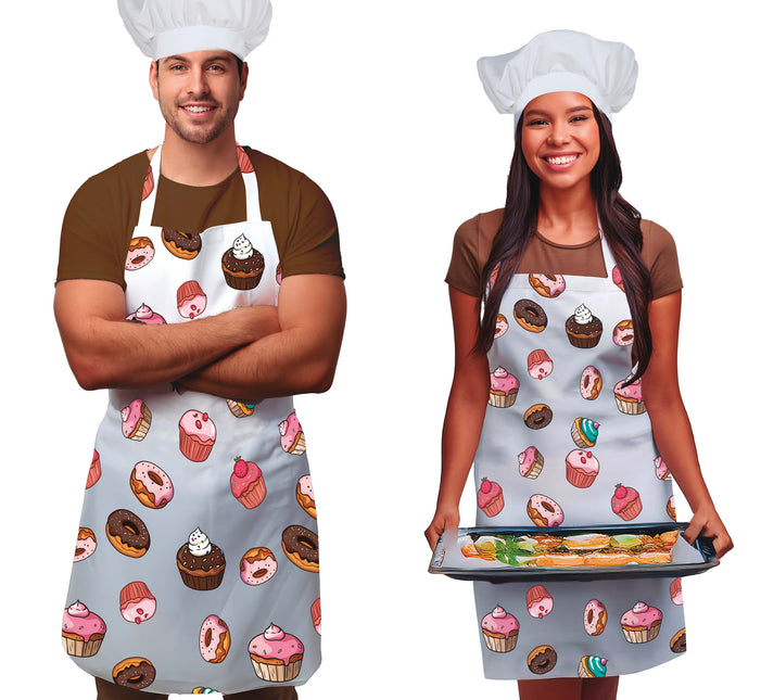 Magdalenas con delantal de colores