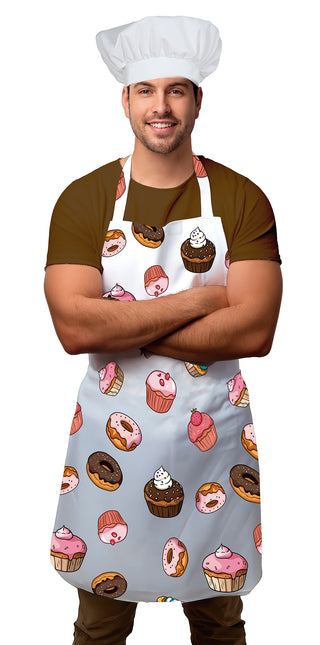 Magdalenas con delantal de colores