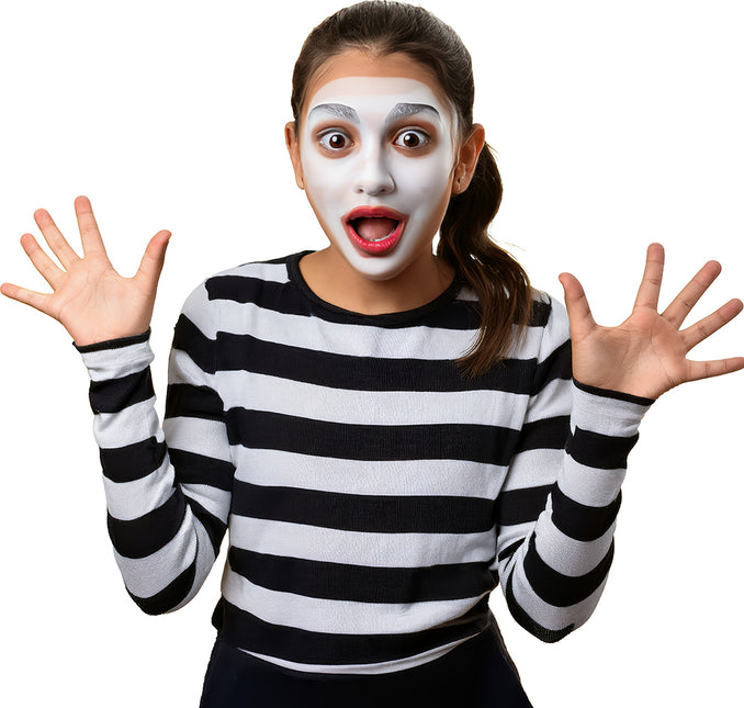 Camisa Negra Blanca Niño Rayas