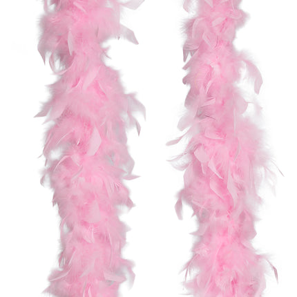 Pluma de boa, 80 gr rosa