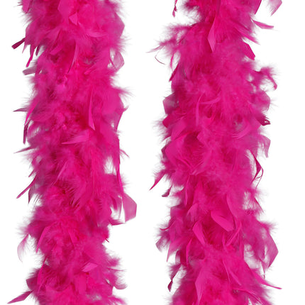 Pluma de boa, 80 gr fucsia