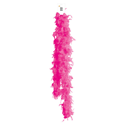 Pluma de boa, 80 gr fucsia