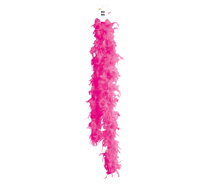 Pluma de boa, 80 gr fucsia