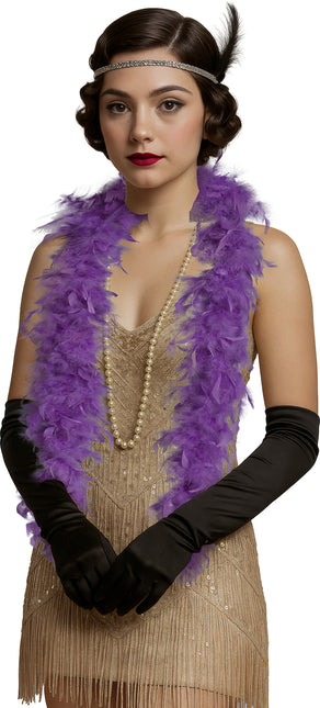 Pluma de boa, 80 gr morada