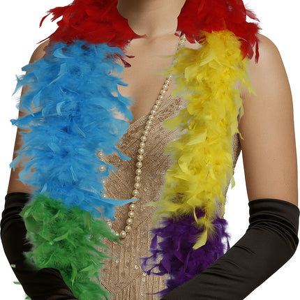 Boa pluma, 80 gr multicolor