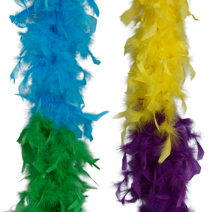 Boa pluma, 80 gr multicolor