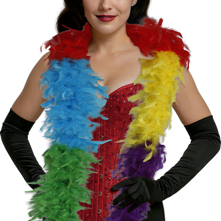 Boa pluma, 80 gr multicolor