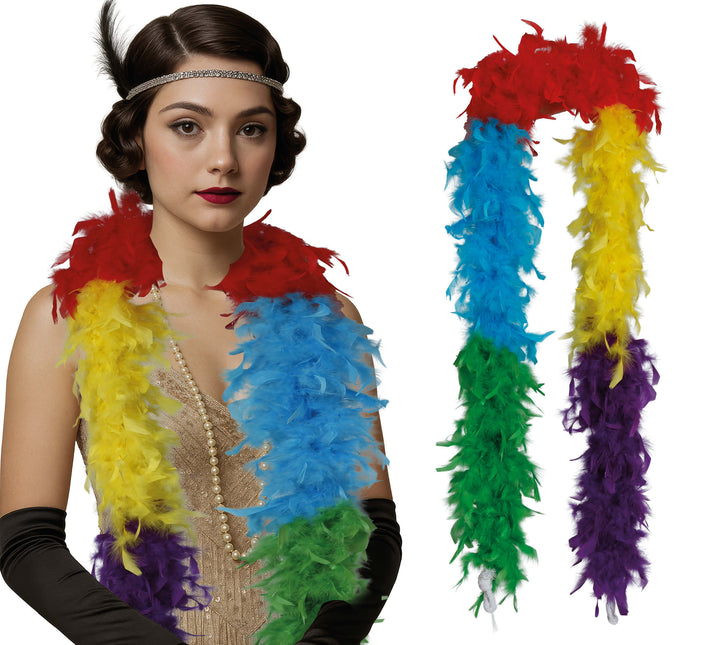 Boa pluma, 80 gr multicolor