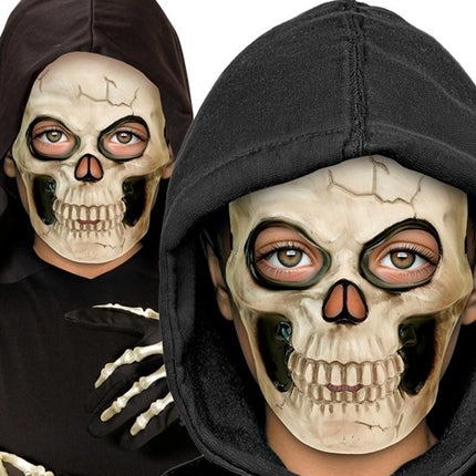 MÁSCARA DE CALAVERA PARA NIÑOS - PLÁSTICO