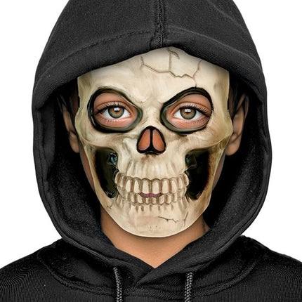 MÁSCARA DE CALAVERA PARA NIÑOS - PLÁSTICO
