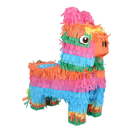 Lama Piñata de colores, 45 cm