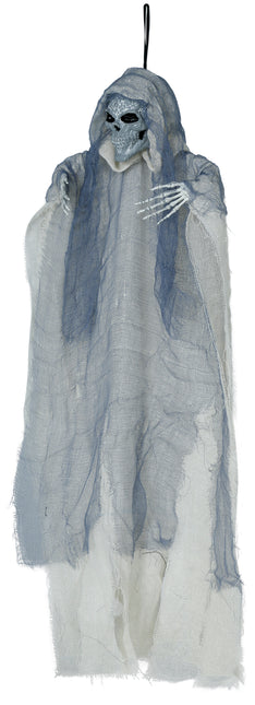 Muñeca Halloween Esqueleto Gris Con Capa