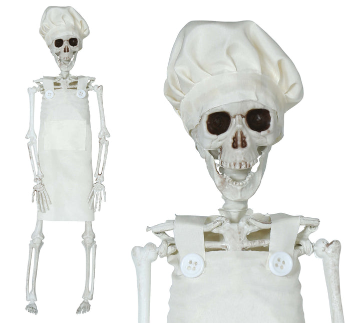 Esqueleto Colgante Decoración Chef 40cm